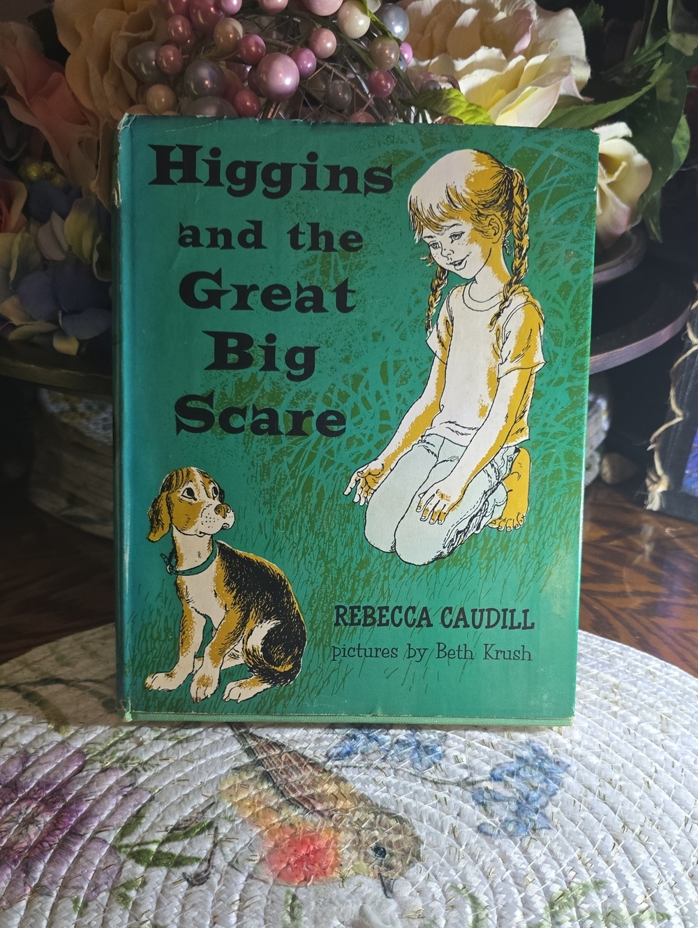 Book "Higgins And The Great Big Scare" By Rebecca Caudill..First Edition 1960